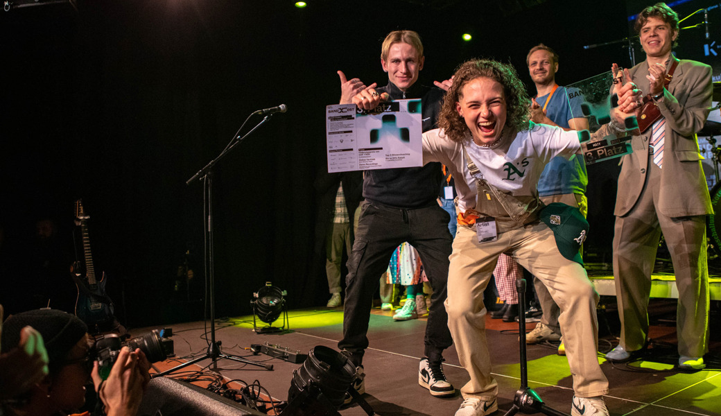 Sängerin Mäty aus St. Gallen freute sich letztes Jahr überschwänglich über ihren dritten Platz im bandXost-Wettbewerb. Dass dieses Jahr eine Werdenberger Band zu den Preisträgern gehört, ist durchaus möglich.