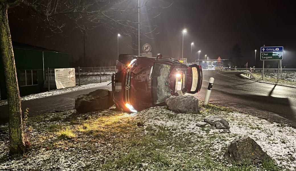  Der 39-jährige Autofahrer war in fahrunfähigem Zustand unterwegs. Bild; Kapo SG