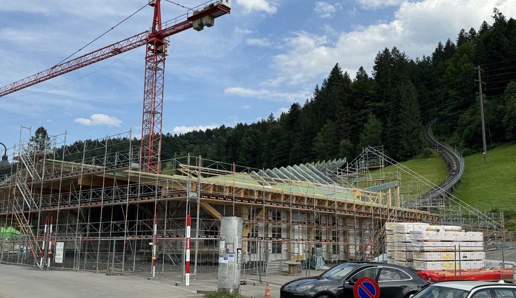 Die Bauarbeiten sind auf Hochtouren – die renovierte Iltiosbahn wird voraussichtlich im kommenden Winter den Betrieb aufnehmen.