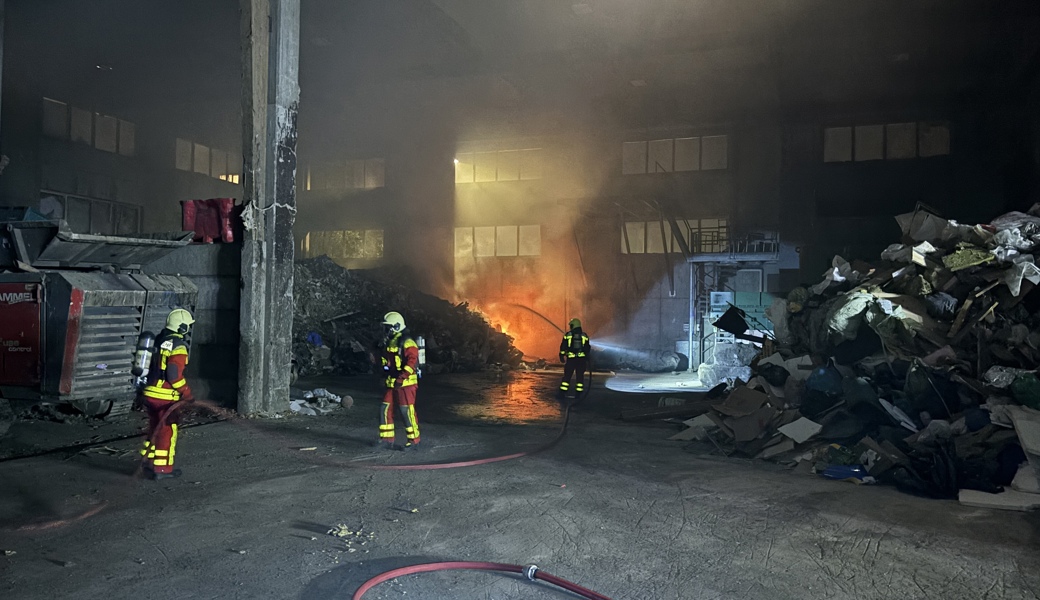 Die Feuerwehr konnte den Brand rasch löschen.