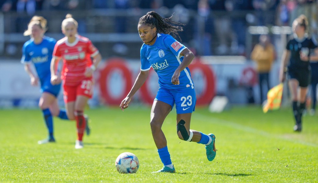 In ihrer ersten Saison in der 1. Bundesliga der Frauen kam die Haagerin Lydia Andrade in jedem Meisterschaftsspiel zum Einsatz.