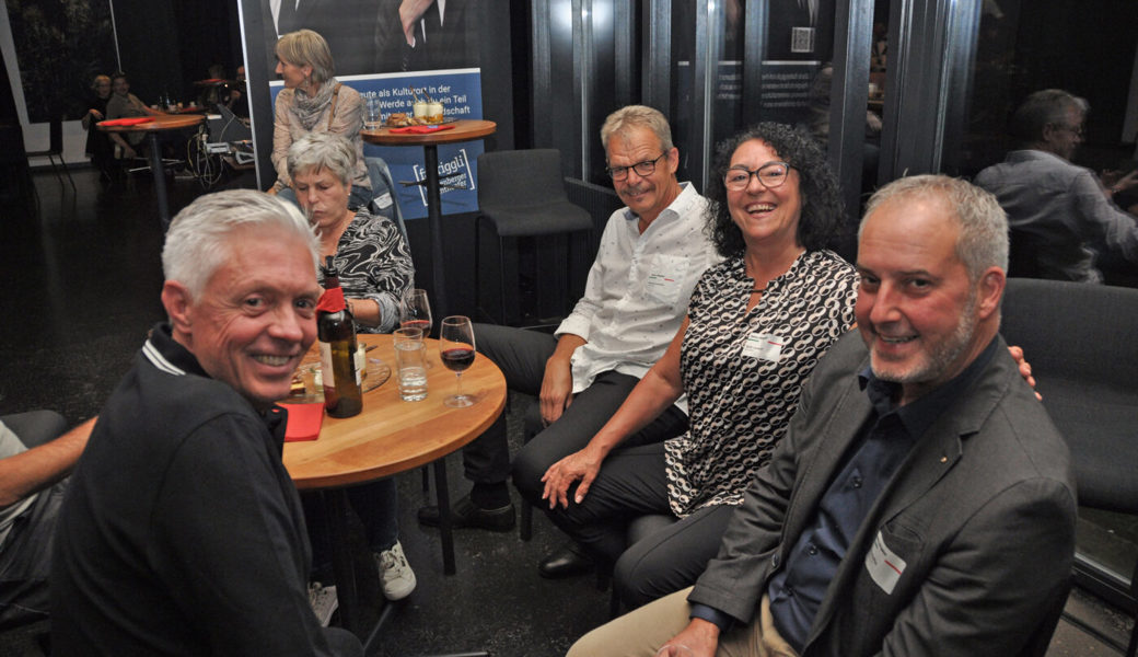  Gut gelaunt: Robert Bochsler, Markus Lechner, Ruth Lechner und Rolf Pfeiffer (von links). 