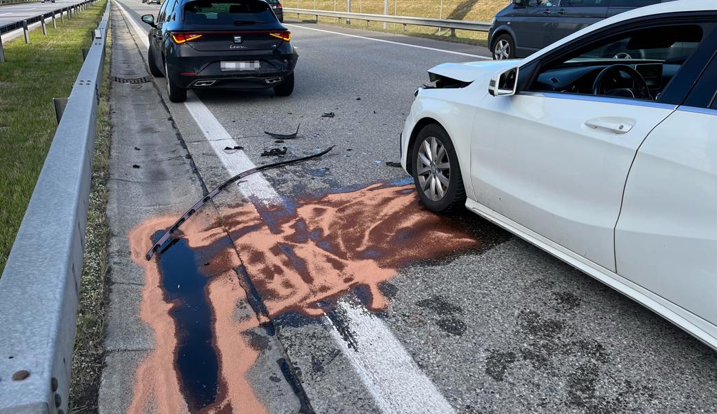 Im Feierabendverkehr ereigneten sich auf der A13 zwei Unfälle.