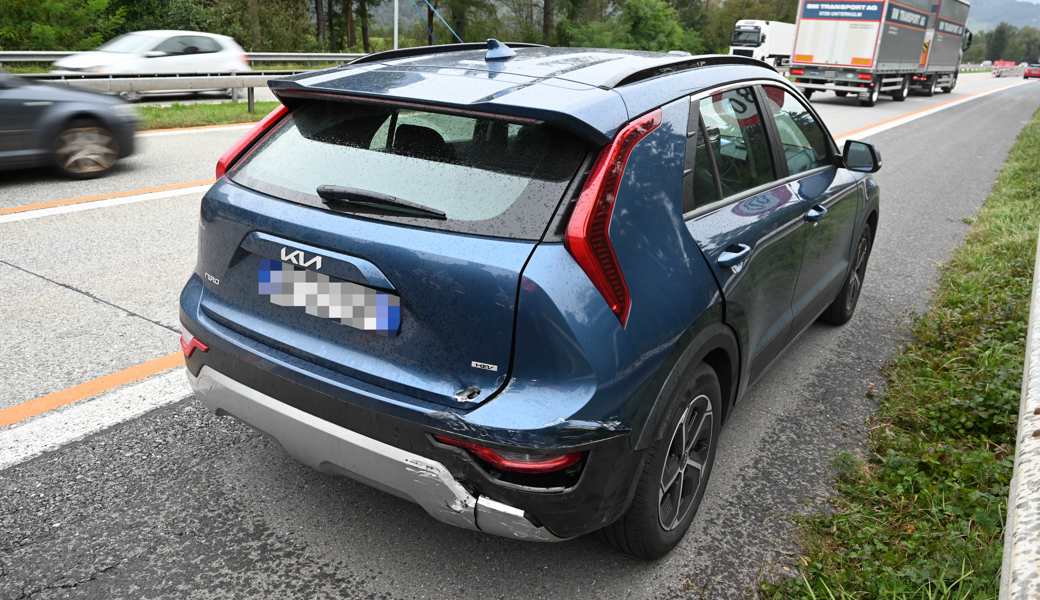 Kurz abgelenkt: Fahrunfähiger Autolenker verursacht Unfall auf A13