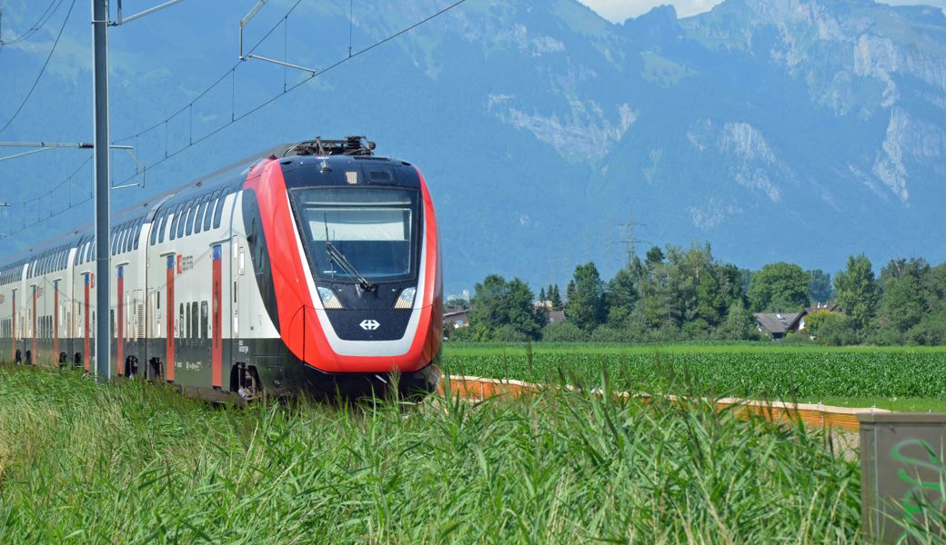 Am Bahnhof Buchs wurden die Passagiere dazu aufgerufen, auf Busse auszuweichen. 