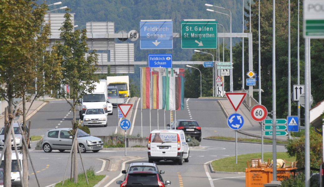  Bei der Messstation Werkhof in Buchs fuhren 2021 am zweitmeisten Fahrzeuge in der W&amp;O-Region vorbei. 