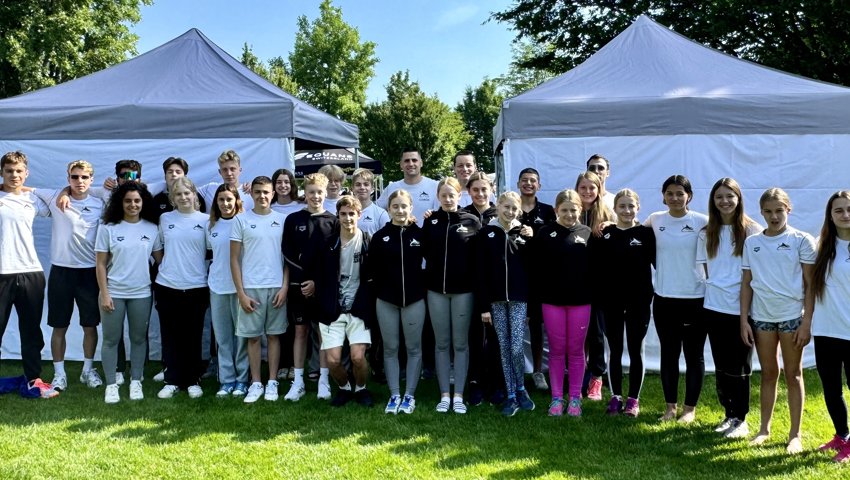 Die Flöser Delegation schwamm im Ostschweizer Vergleich erfolgreich.