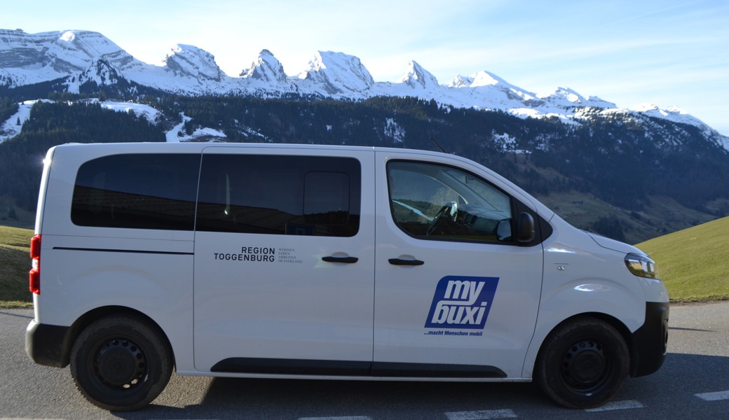 Rufbus Mybuxi: Im Toggenburg unterwegs im Dienst der Gäste und der Bevölkerung.