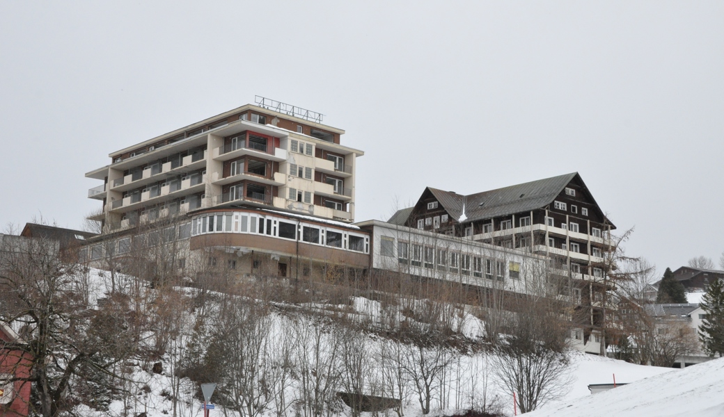 Das Hotel Acker in Wildhaus war schon oft Ziel von Projekten. Bisher wurde aber keines realisiert.