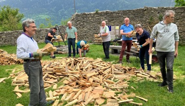 Grillstelle bei Burgruine Wartau ist wieder bereit