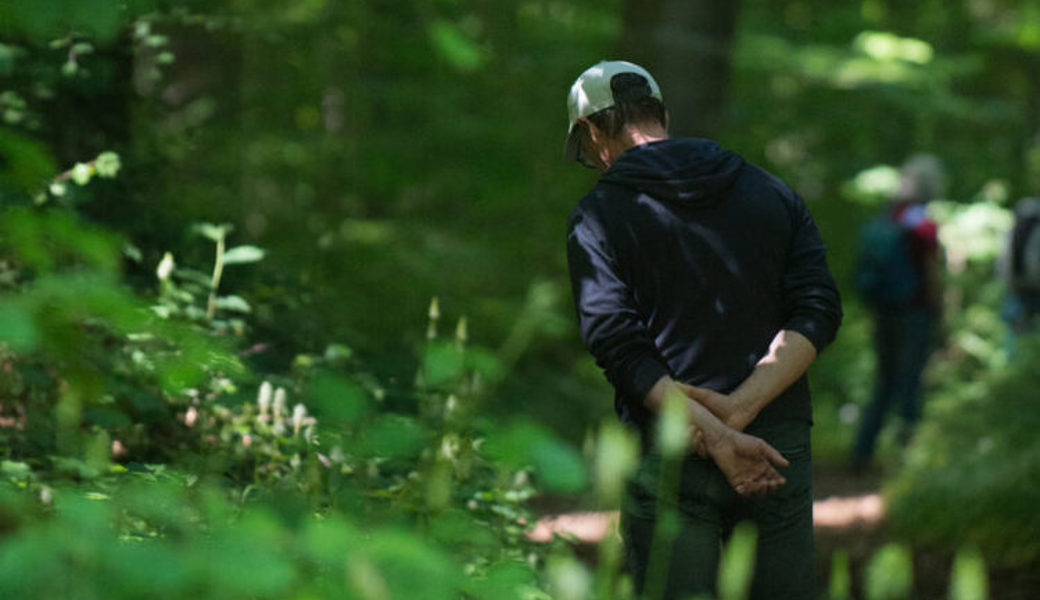  Waldfrösche, Blindschleichen oder doch nur ein Schneckenhaus? Ein Waldbader durchkämmt mit seinem Blick den Wald zentimeterweise, bis er hängenbleibt…und danach weiterschaut. 