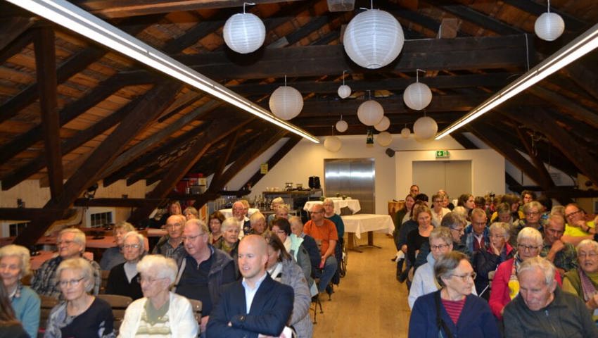  Grossaufmarsch zur ausserordentlichen Mitgliederversammlung der Spitex Oberes Toggenburg. 