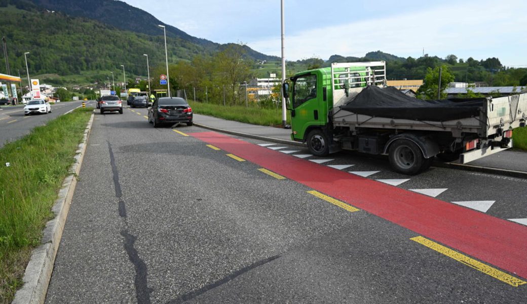  Bei Autobahnausfahrt in Trübbach kam es zur Kollision. 