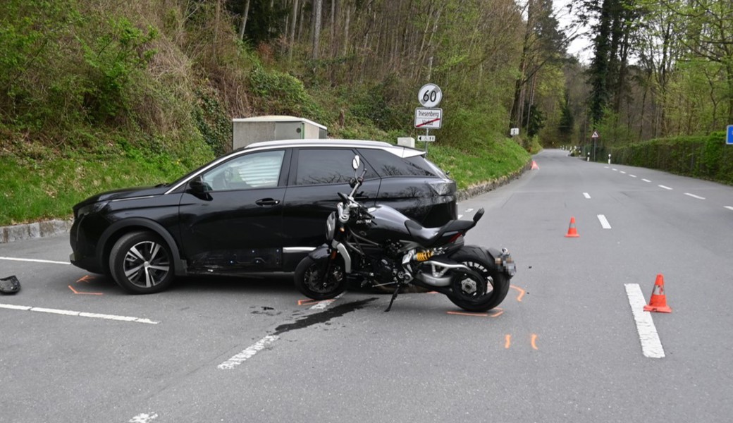 Der Unfall ereignete sich bei einem unvorsichtigen Wendemanöver.