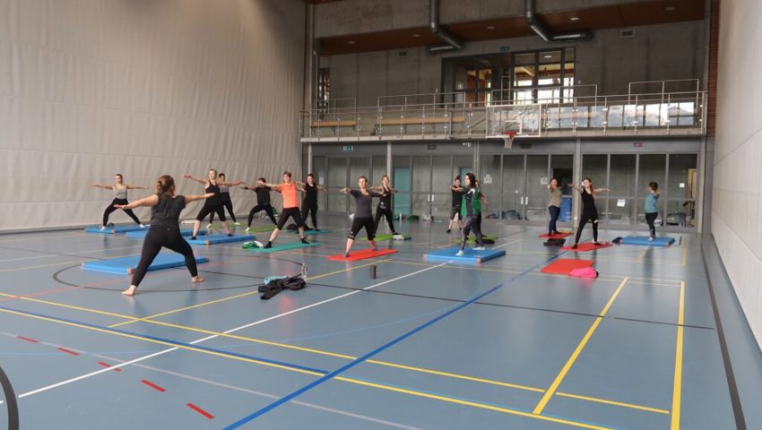  Besonders bei den Frauen beliebt war die Alternativlektion Yoga. 