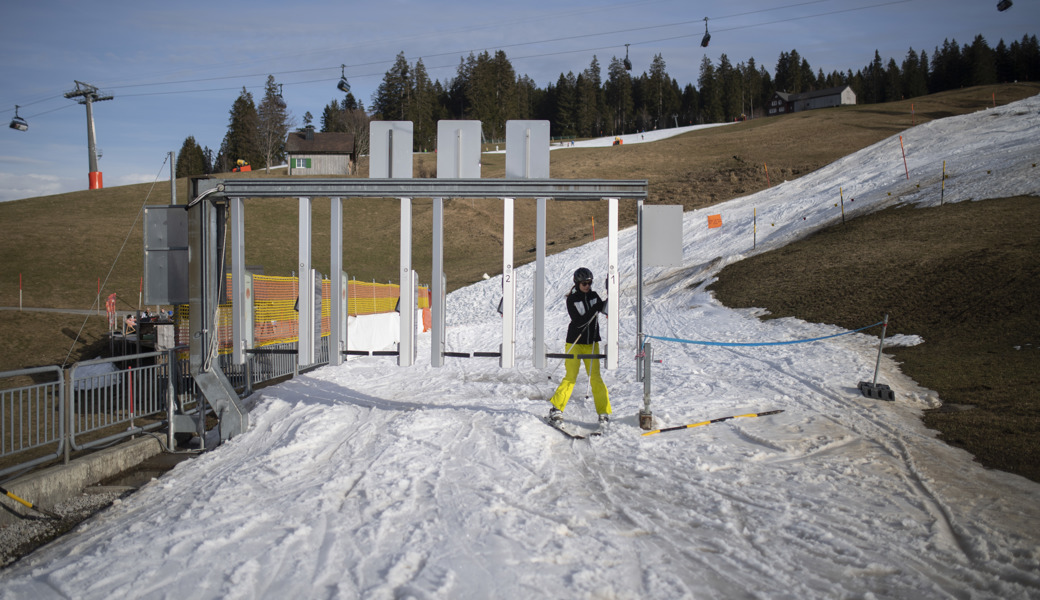 Wo ein Wille ist, da ist eine Piste: Blick ins Skigebiet Wildhaus.