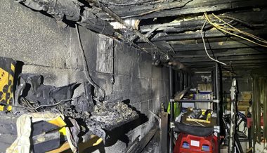 Einfamilienhaus nach Brand unbewohnbar