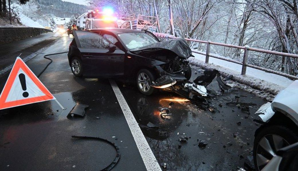 Zweimal Totalschaden: Verkehrsunfall in Liechtenstein