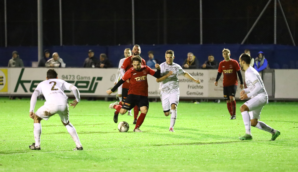 Mehr Abschlüsse und mehr Tore sind beim FC Gams in der Rückrunde gefragt.