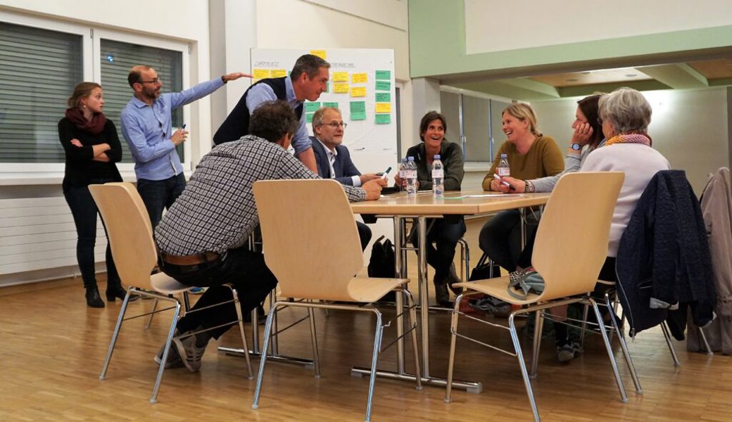  Beim Workshop «Zentrum Drei Könige» wurde rege diskutiert. Rund 30 Personen haben daran teilgenommen. 