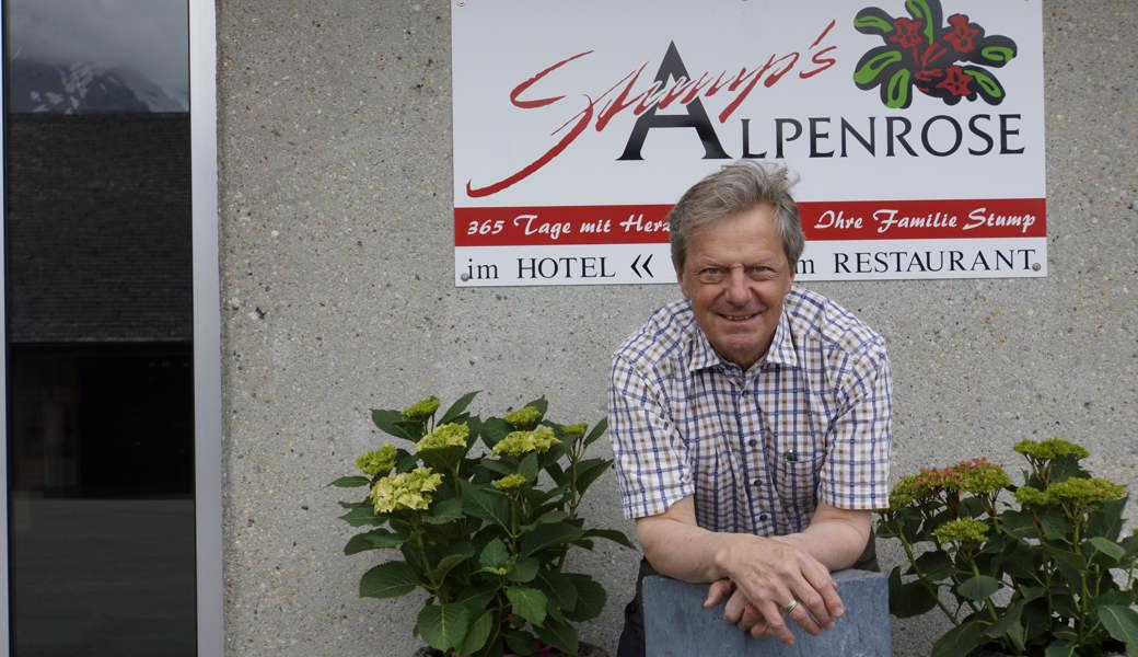 Voller Freude über die aktuelle Situation: Roland Stump, Hotelier in Wildhaus.