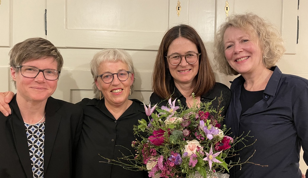 Neue Vorstandsmitglieder: Isabell Lenherr, Edith Noser, Katrin Schulthess (Präsidentin) und Doris Knorr (von links).