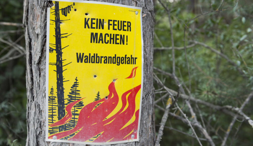  Trotz Regen: Die Waldbrandgefahr besteht noch immer. 