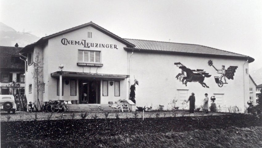  Das Buchser Cinema Leuzinger kurz vor der Fertigstellung und Eröffnung am 26. November.