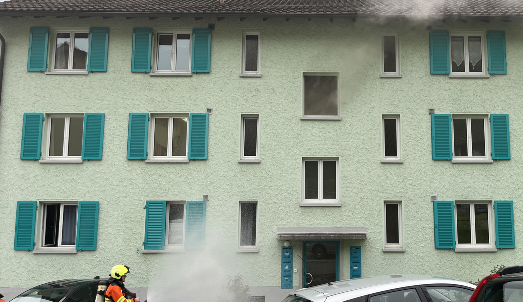 Der Brand im Kellerabteil konnte von der Feuerwehr unter Kontrolle gebracht werden.