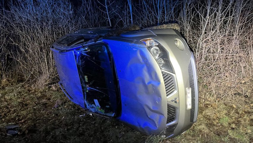  Der Fahrer wurde beim Unfall unbestimmt verletzt. 