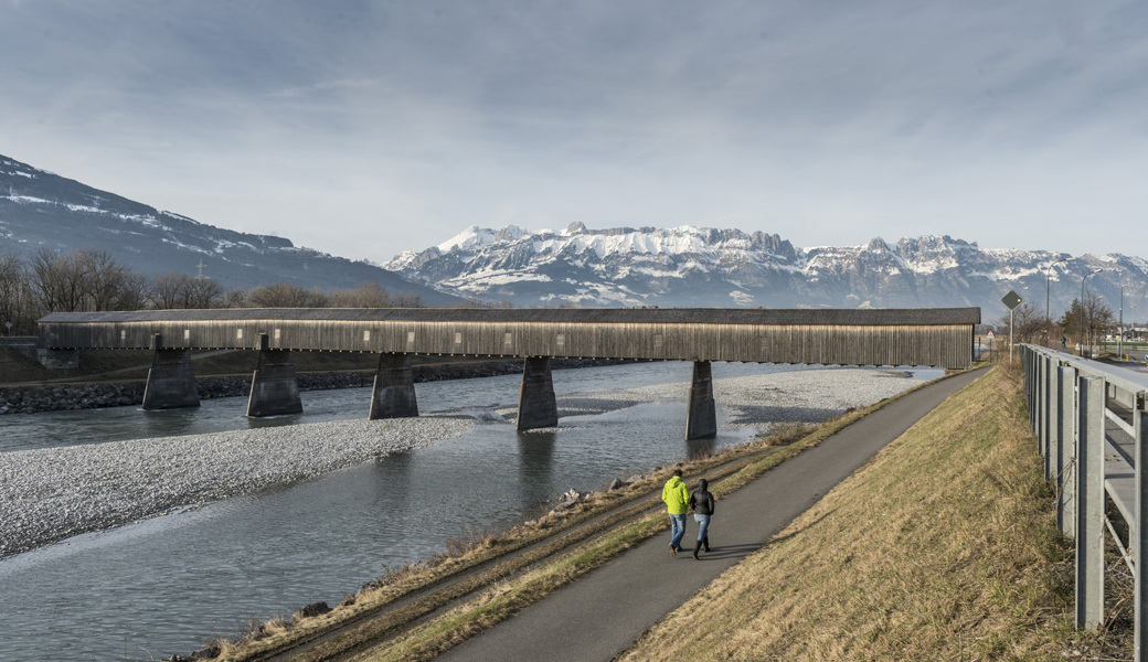  Für die Regierung eher unrealistisch: Ein Wasserkraftwerk auf Höhe Werdenberg/Liechtenstein. 