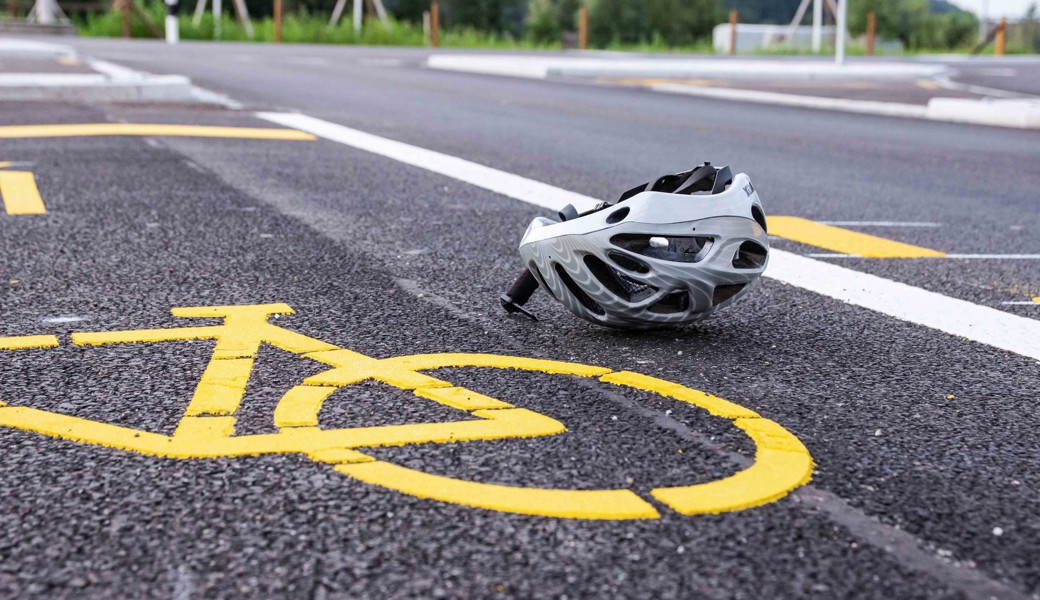 Der Velofahrer war fahrunfähig unterwegs.