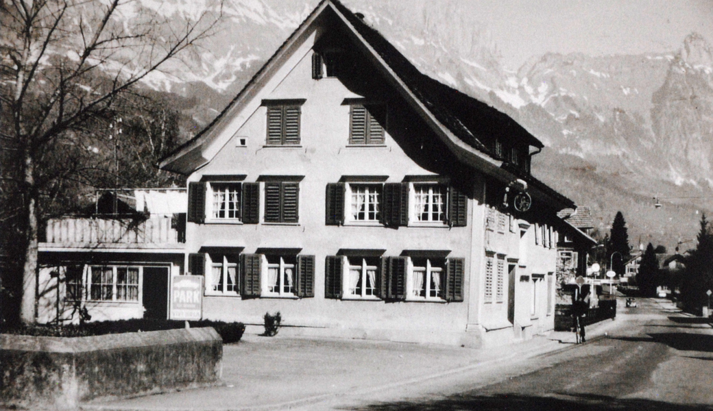 Das einstige Gasthaus Löwen, in welchem sich das erste Grabser Postbüro befand.