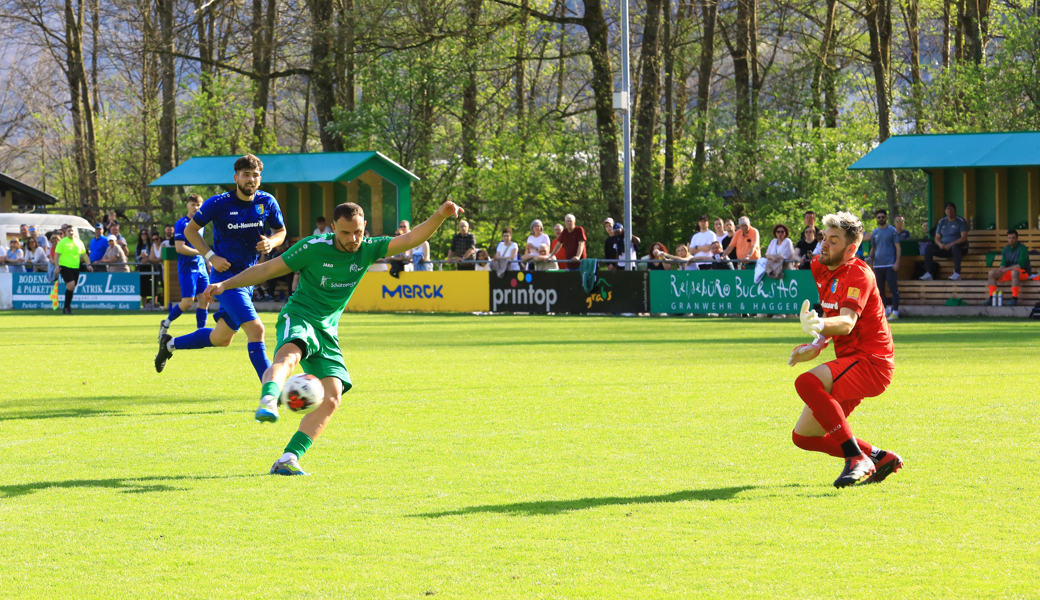 Leoran Amzi hatte in der zweiten Halbzeit gleich drei Chancen zur 2:1-Führung.