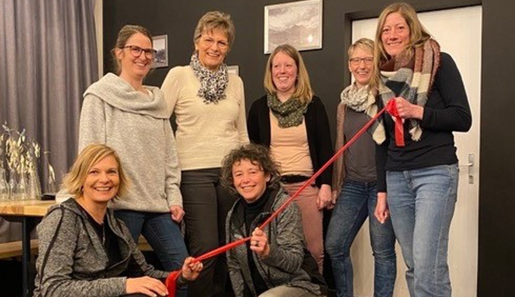 Alter und neuer Vorstand vereint (von links): Isabelle Dubois Schneider, Andrea Hofstetter, Claudia Breu, Rita Bollhalder, Anne Käthi Huser, Priska Bollhalder und Angelika Künzle.