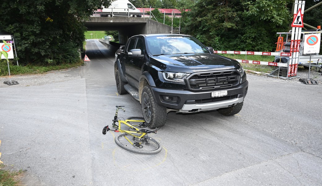 Der Unfall ereignete sich in der Einmündung zur Langäulistrasse.