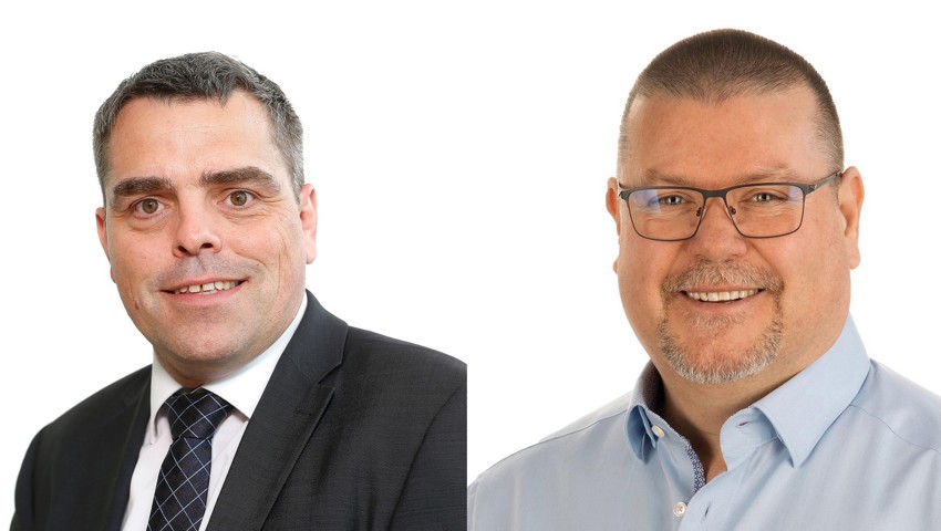 Von links: Tino Kesseli (neu) und René Hilty (neu).