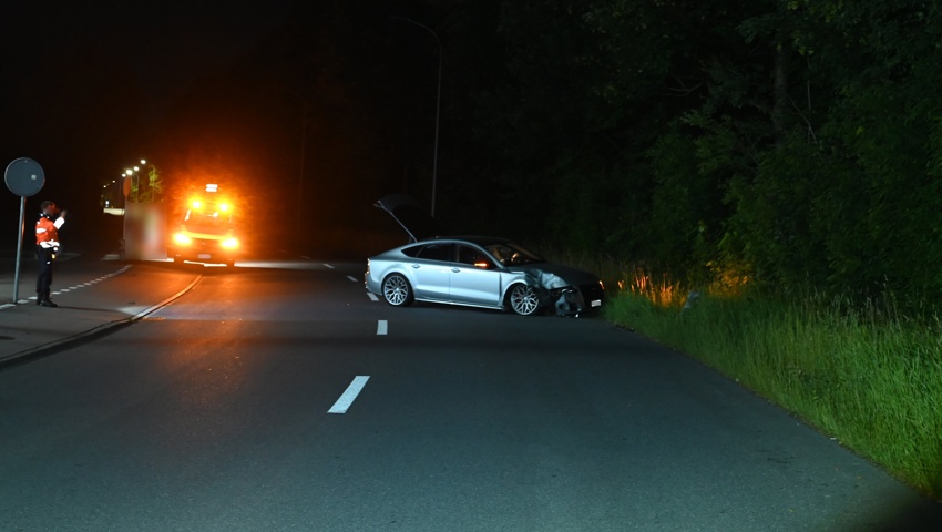 Beim Unfall entstand Sachschaden in Höhe von mehreren Tausend Franken.