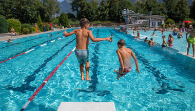 Hitze trieb allein im August 16'200 Gäste ins Freibad Buchs