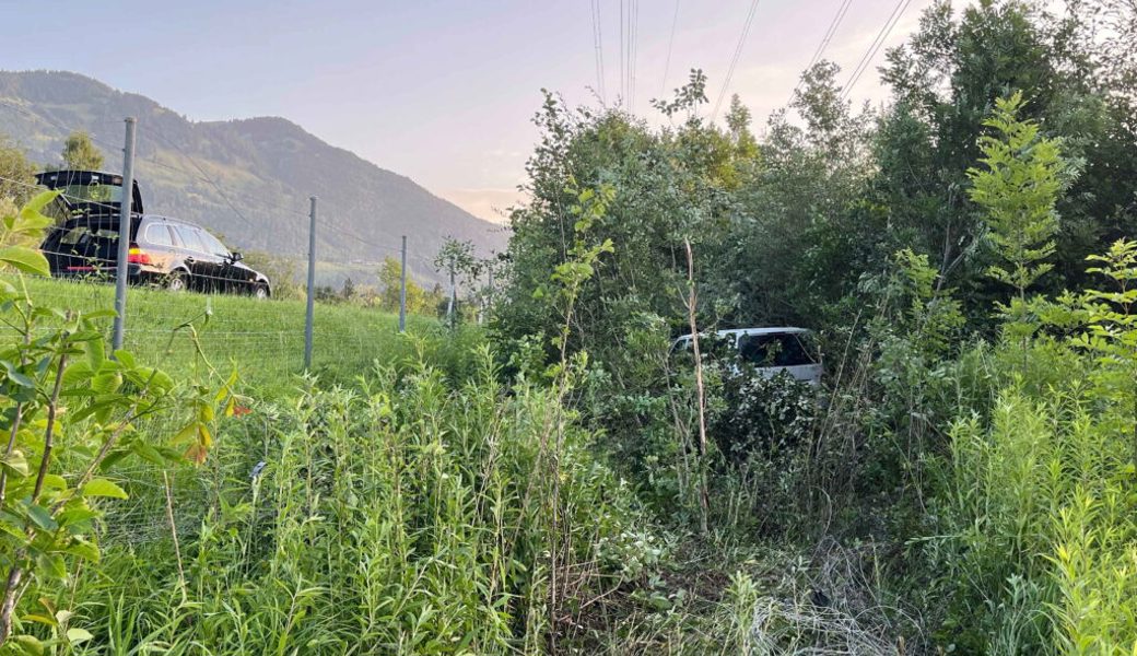  Nach eigenen Angaben ist der Fahrer am Steuer kurz eingeschlafen. 