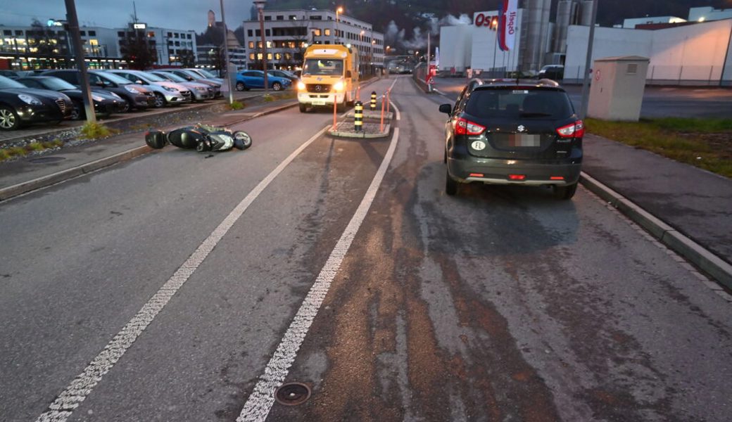  Der Unfall in Sargans ereignete sich am späten Mittwochnachmittag. 