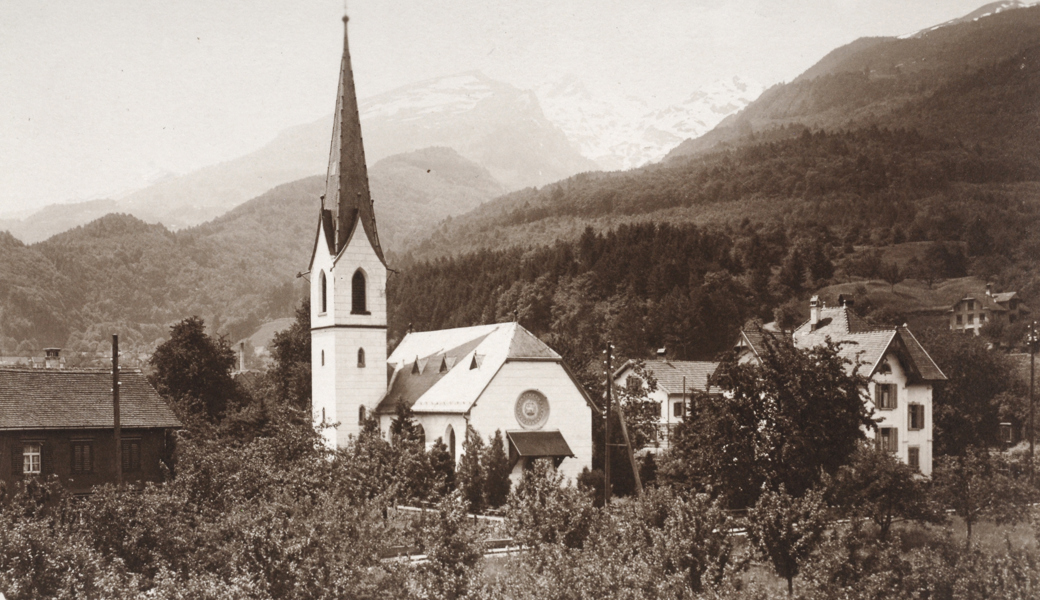 Die erste katholische Kirche Buchs.