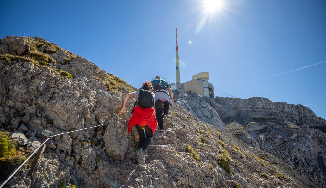 Wandernde werden am Säntis gezählt