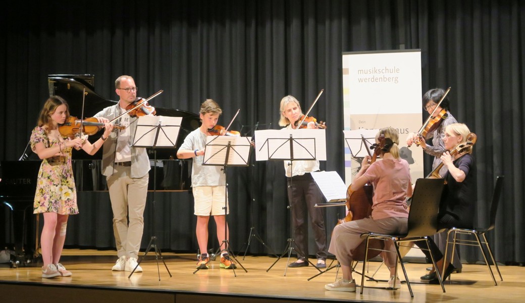 Das Schlusskonzert der Musikschule Werdenberg war ein wahrer Genuss für die Zuhörenden.