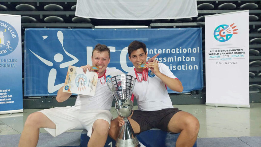  Die Aushängeschilder der Swiss Open: Die Doppel-Weltmeister Ivo Junker und Severin Wirth (von linnks). 