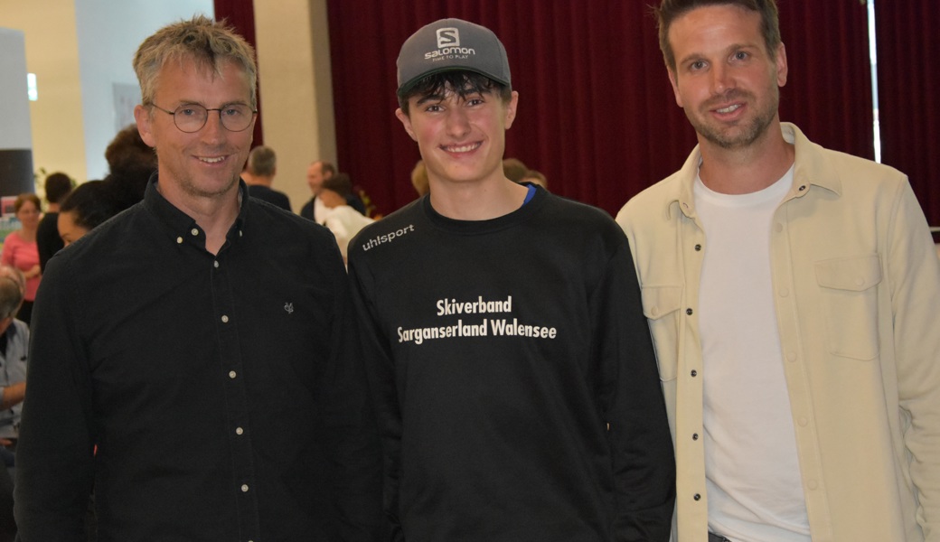 Sie nahmen am Podium zum Förderprogramm am BZBS teil, von links: Roman Ackermann, Noel Bislin und Marco Walser. 