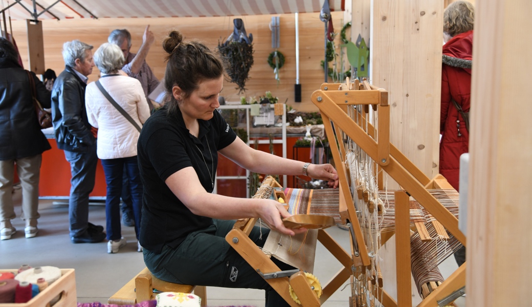 Am Land-Hand-Erlebnismarkt wurde die Vielfalt des Handwerks präsentiert