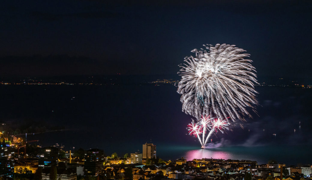  Das traditionelle Feuerwerk in Vaduz kann nicht stattfinden. Symbolbild: Tino Dietsche