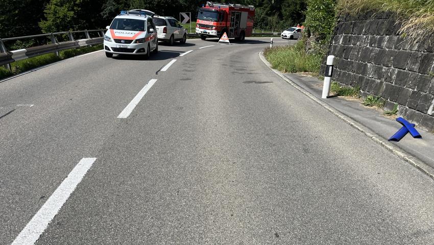 Der Unfall ereignete sich auf der Hauptstrasse zwischen Stein und Ebnat-Kappel.