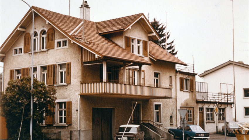  Das Wohnhaus von Schmied Hartmann an der Grünaustrasse wurde Ende Juni abgebrochen.